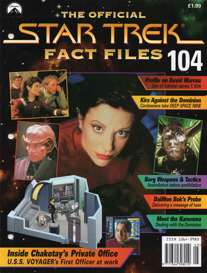 STAR TREK FACT FILES magazine cover Issue 104   