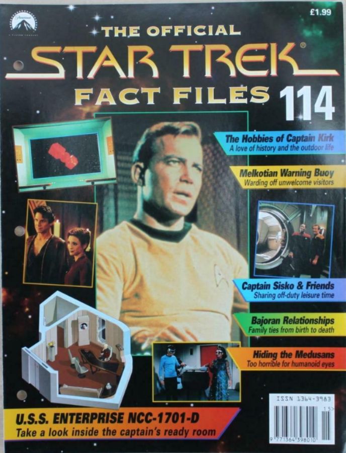 STAR TREK FACT FILES magazine cover Issue 114  