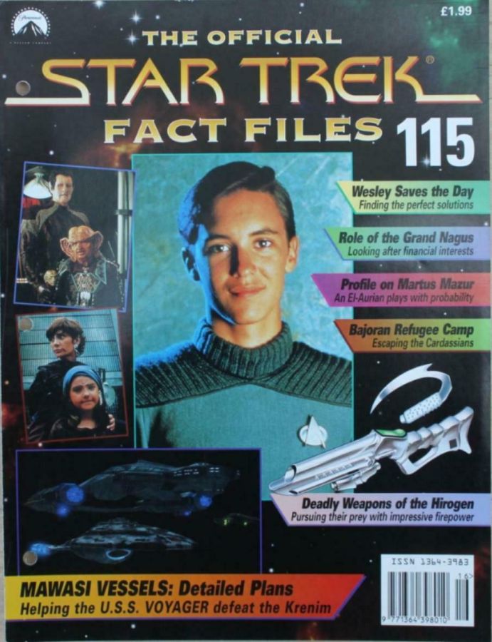 STAR TREK FACT FILES magazine cover Issue 115  