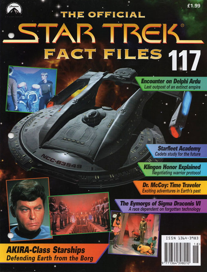 STAR TREK FACT FILES magazine cover Issue 117   