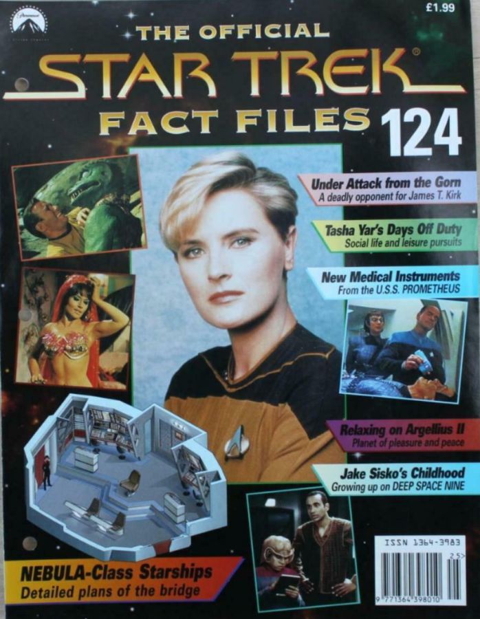 STAR TREK FACT FILES magazine cover Issue 124  