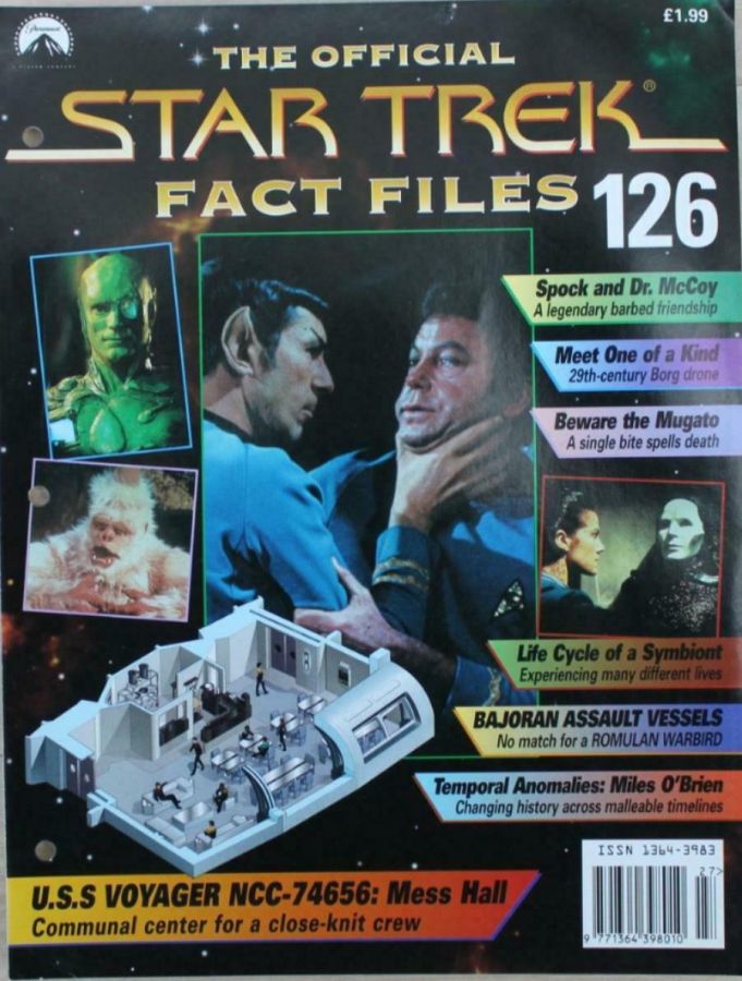 STAR TREK FACT FILES magazine cover Issue 126  