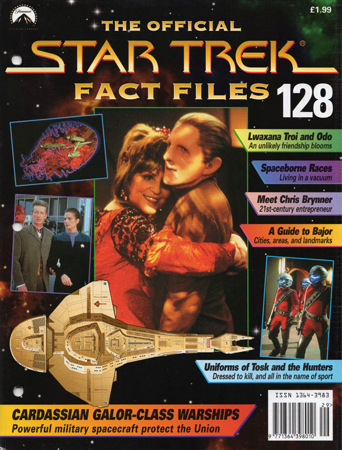 STAR TREK FACT FILES magazine cover Issue 128   