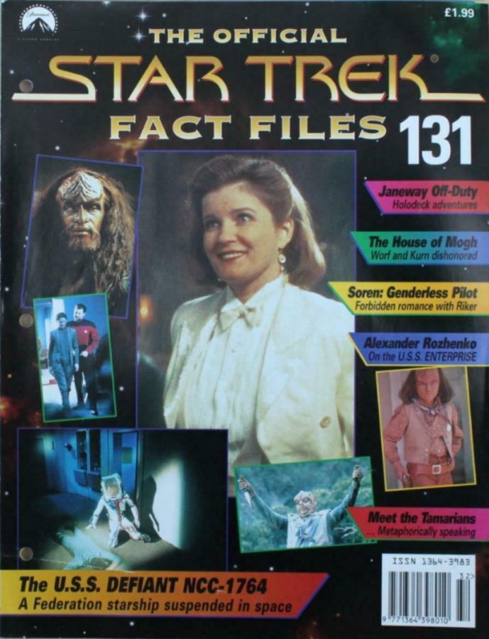 STAR TREK FACT FILES magazine cover Issue 131  