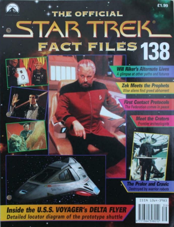 STAR TREK FACT FILES magazine cover Issue 138  