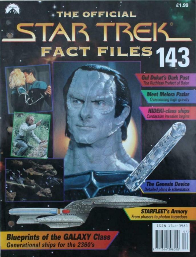 STAR TREK FACT FILES magazine cover Issue 143  