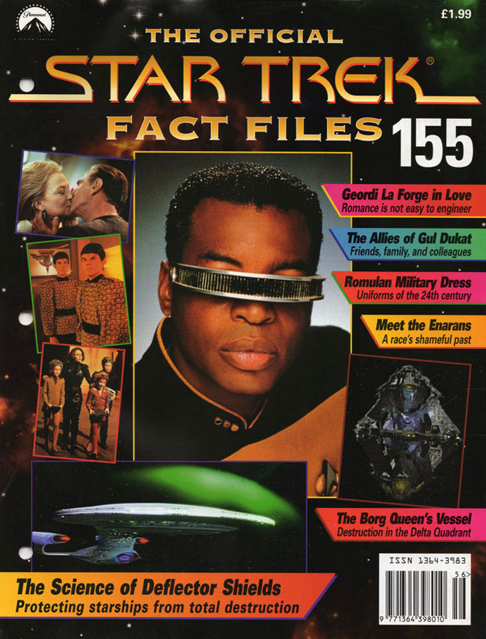 STAR TREK FACT FILES magazine cover Issue 155   