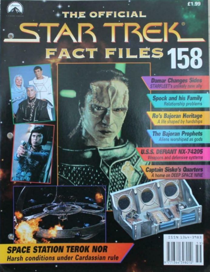 STAR TREK FACT FILES magazine cover Issue 158  