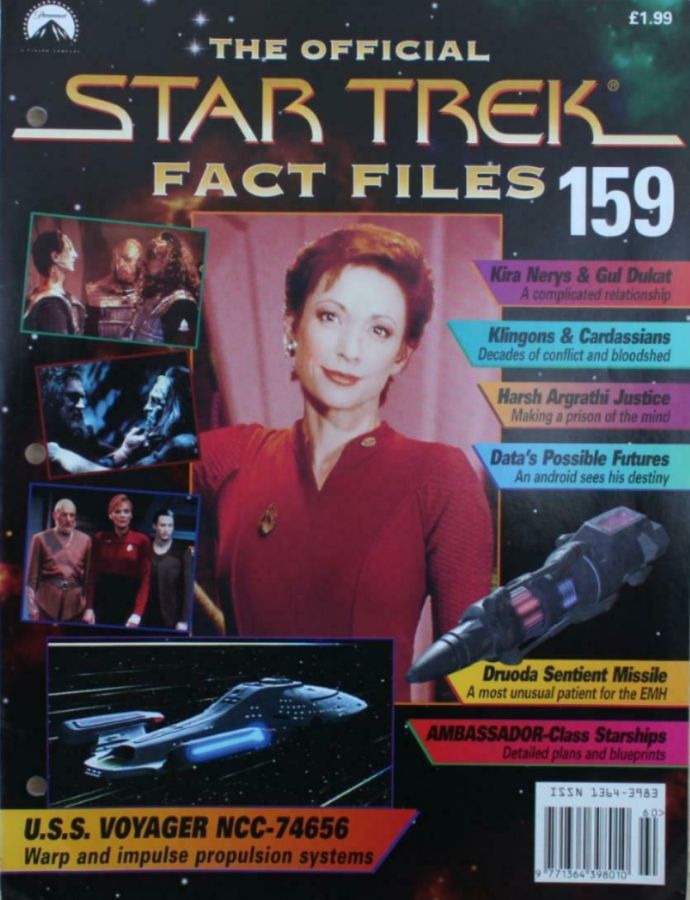 STAR TREK FACT FILES magazine cover Issue 159  