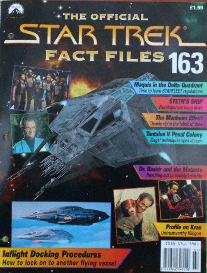 STAR TREK FACT FILES magazine cover Issue 163  