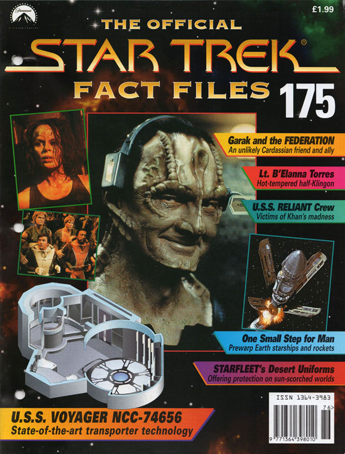 STAR TREK FACT FILES magazine cover Issue 175   