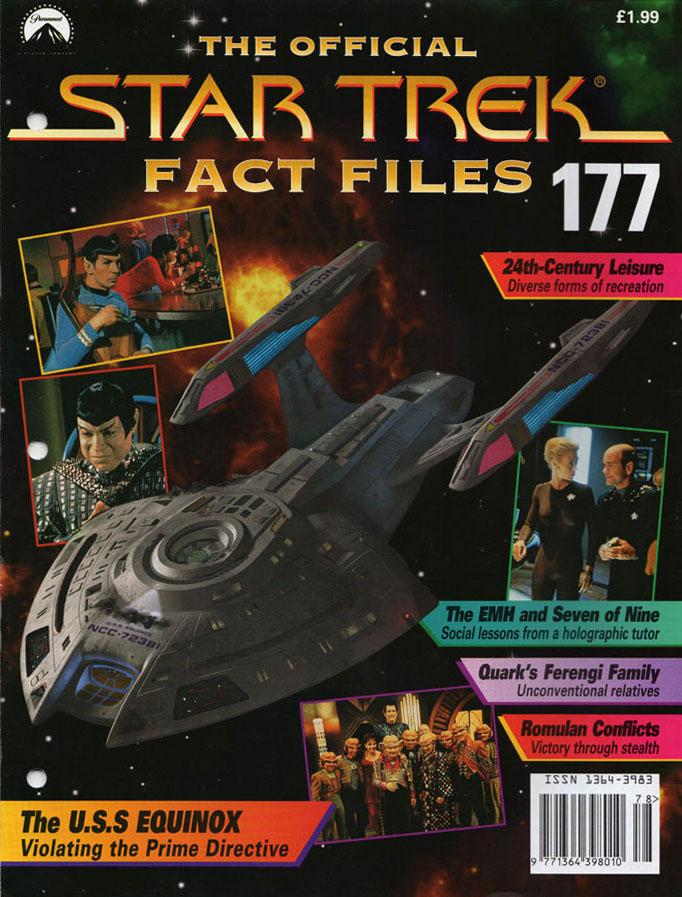 STAR TREK FACT FILES magazine cover Issue 177   