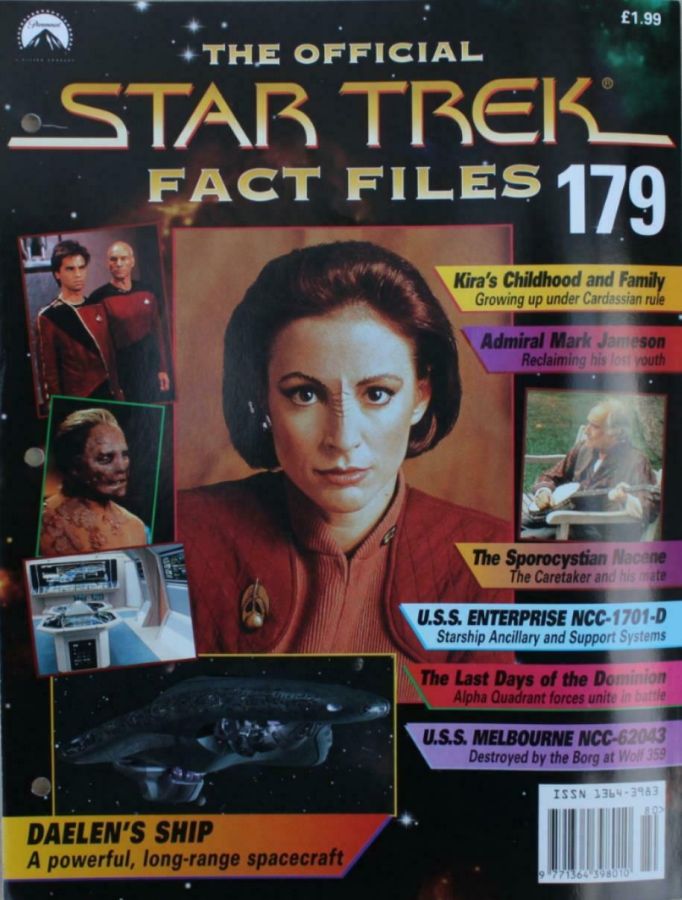 STAR TREK FACT FILES magazine cover Issue 179  
