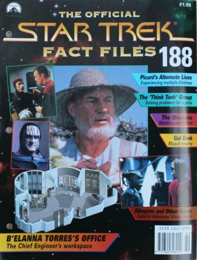 STAR TREK FACT FILES magazine cover Issue 188  