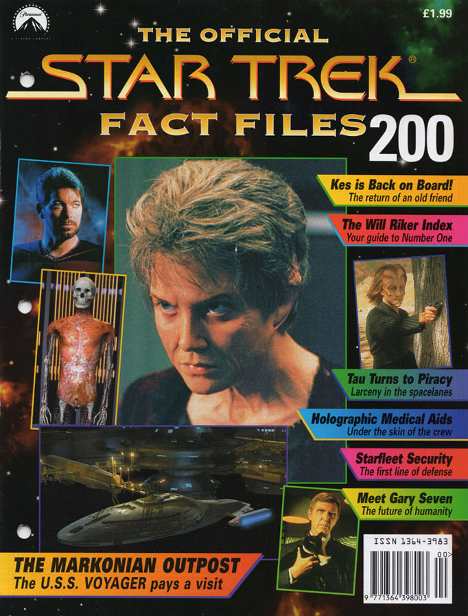 STAR TREK FACT FILES magazine cover Issue 200   
