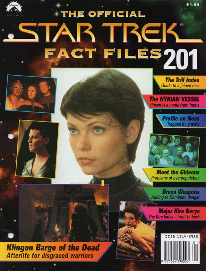 STAR TREK FACT FILES magazine cover Issue 201   