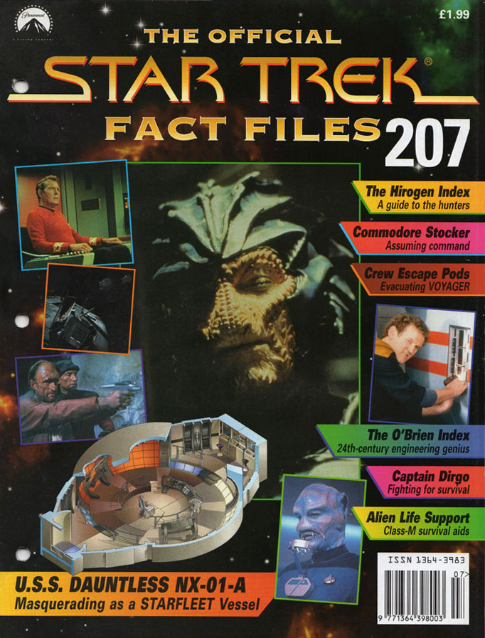 STAR TREK FACT FILES magazine cover Issue 207   