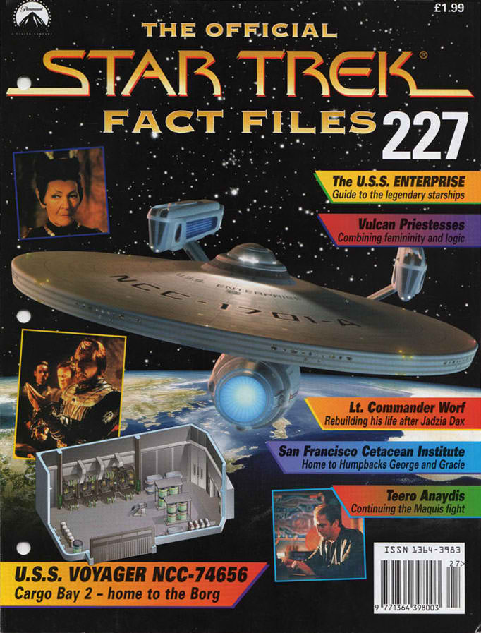 STAR TREK FACT FILES magazine cover Issue 227   