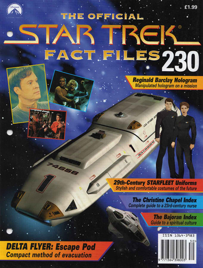 STAR TREK FACT FILES magazine cover Issue 230   