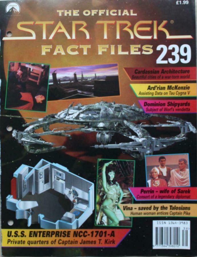 STAR TREK FACT FILES magazine cover Issue 239  