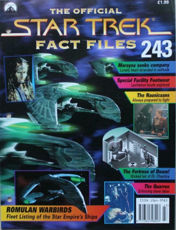 STAR TREK FACT FILES magazine cover Issue 243  