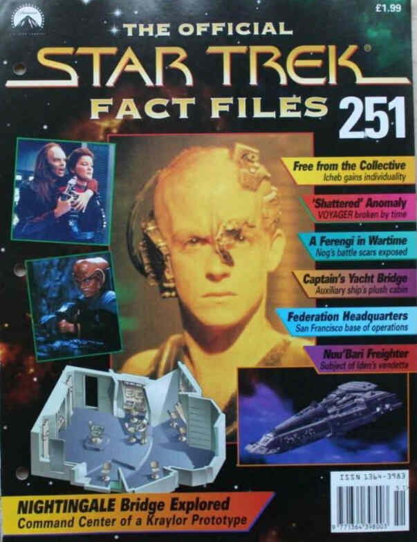 STAR TREK FACT FILES magazine cover Issue 251  