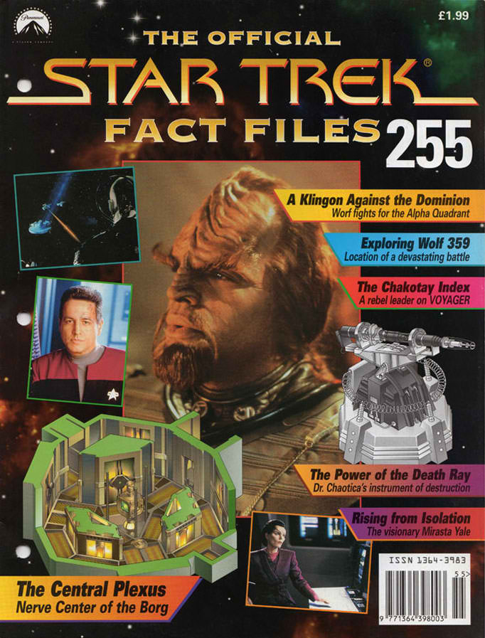 STAR TREK FACT FILES magazine cover Issue 255   