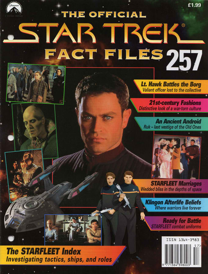 STAR TREK FACT FILES magazine cover Issue 257   