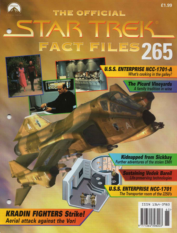 STAR TREK FACT FILES magazine cover Issue 265   