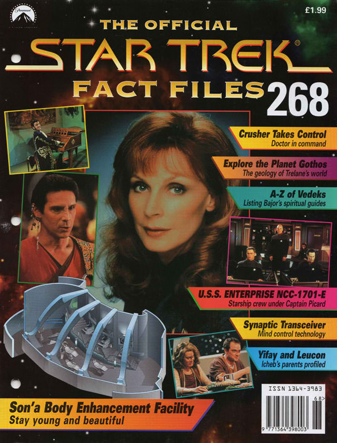STAR TREK FACT FILES magazine cover Issue 268   