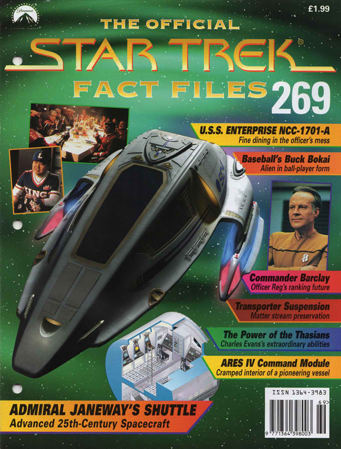 STAR TREK FACT FILES magazine cover Issue 269   