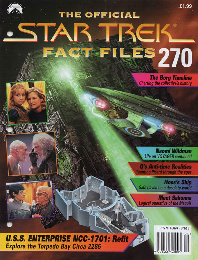 STAR TREK FACT FILES magazine cover Issue 270   