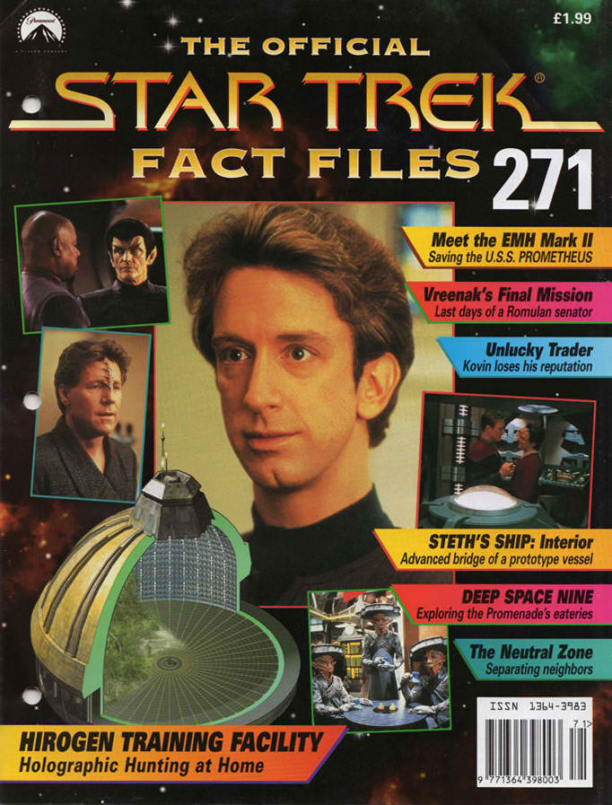 STAR TREK FACT FILES magazine cover Issue 271   