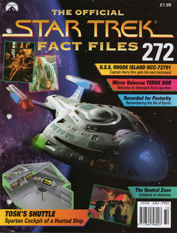 STAR TREK FACT FILES magazine cover Issue 272   