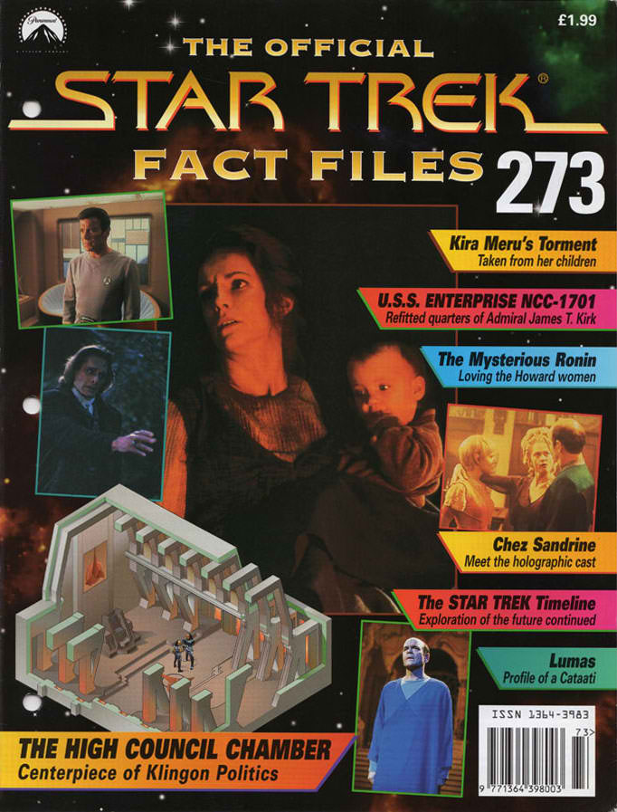 STAR TREK FACT FILES magazine cover Issue 273   