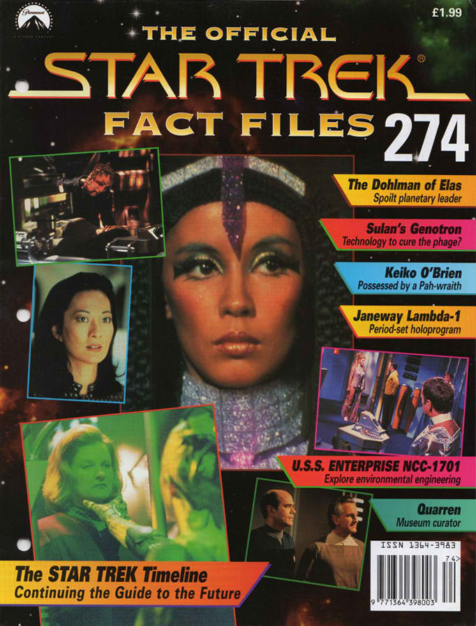STAR TREK FACT FILES magazine cover Issue 274   