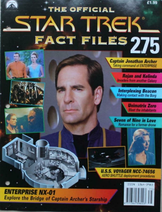 STAR TREK FACT FILES magazine cover Issue 275  