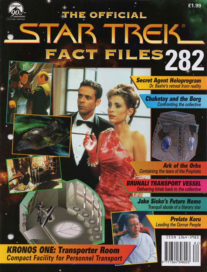 STAR TREK FACT FILES magazine cover Issue 282   