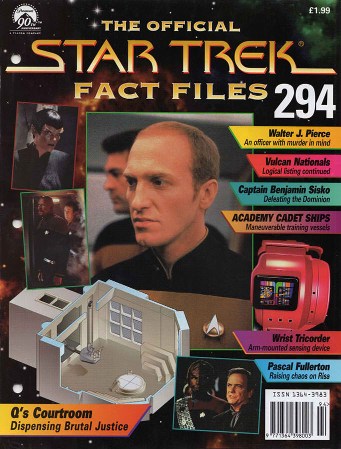STAR TREK FACT FILES magazine cover Issue 294   