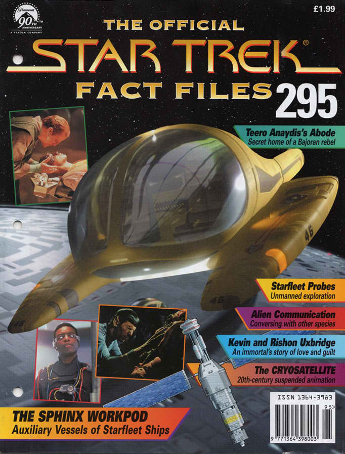 STAR TREK FACT FILES magazine cover Issue 295   