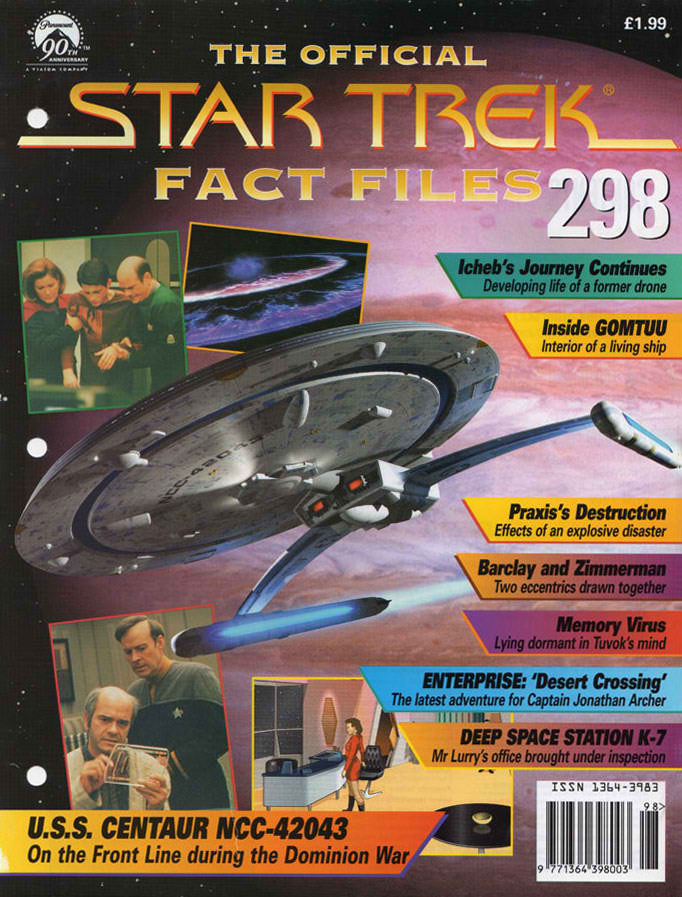 STAR TREK FACT FILES magazine cover Issue 298   