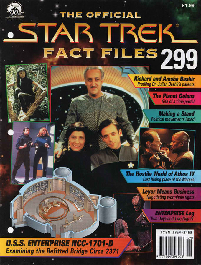 STAR TREK FACT FILES magazine cover Issue 299   