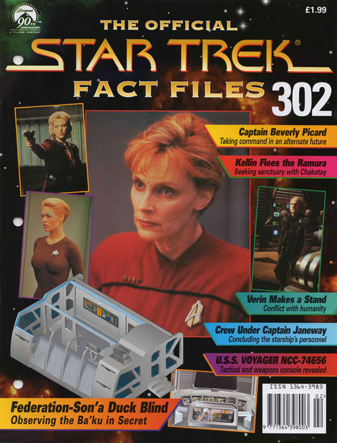 STAR TREK FACT FILES magazine cover Issue 302   