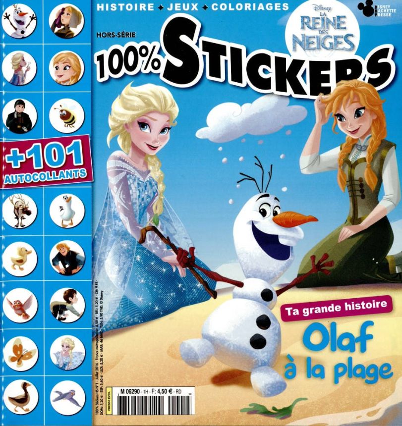 HUNDRED PERCENT STICKERS magazine cover  July 2016