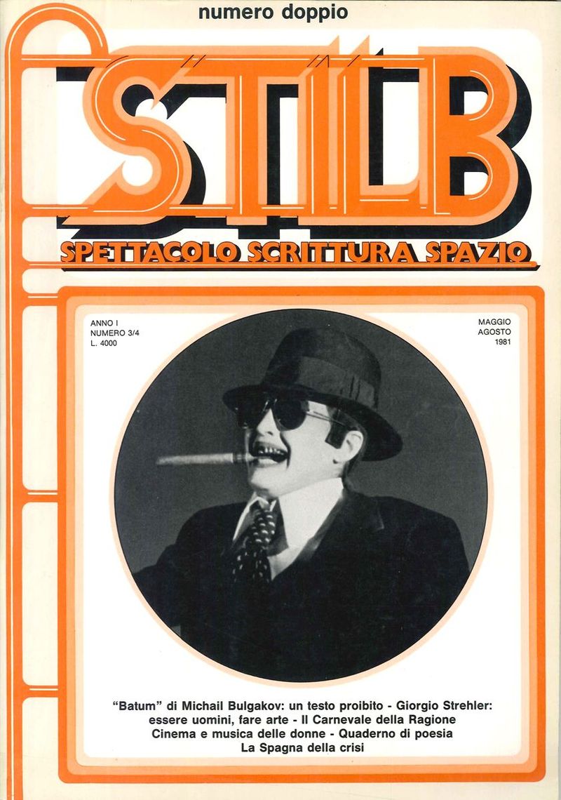 STILB magazine cover Issue 3/4 May/June 1981