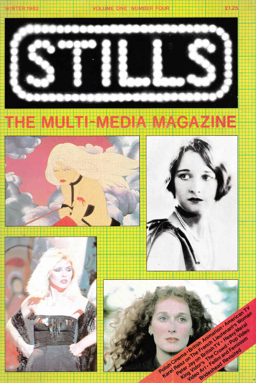 STILLS magazine cover Issue 4 Winter 1982