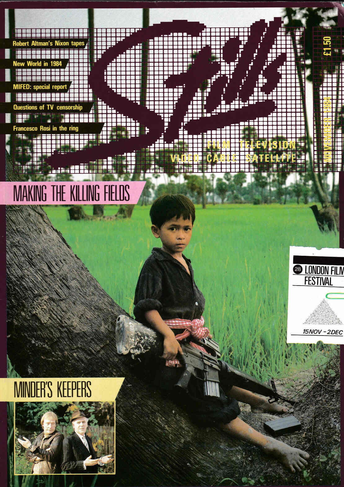 STILLS magazine cover November 1984