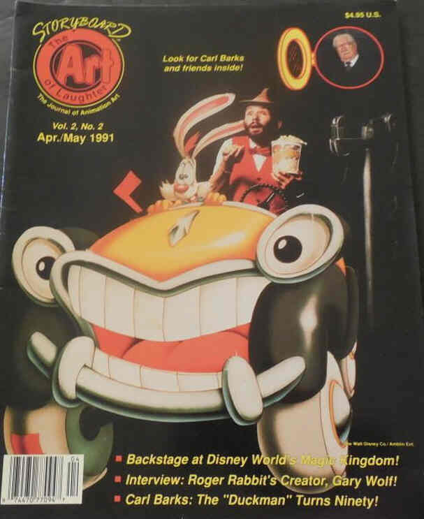 STORYBOARD(USA) magazine side cover  April/May 1991