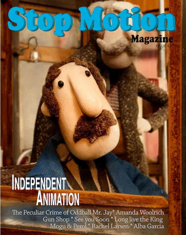 STOP MOTION magazine side cover Issue 35  February 2020