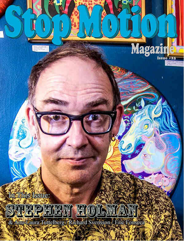 STOP MOTION magazine side cover Issue 25  2016